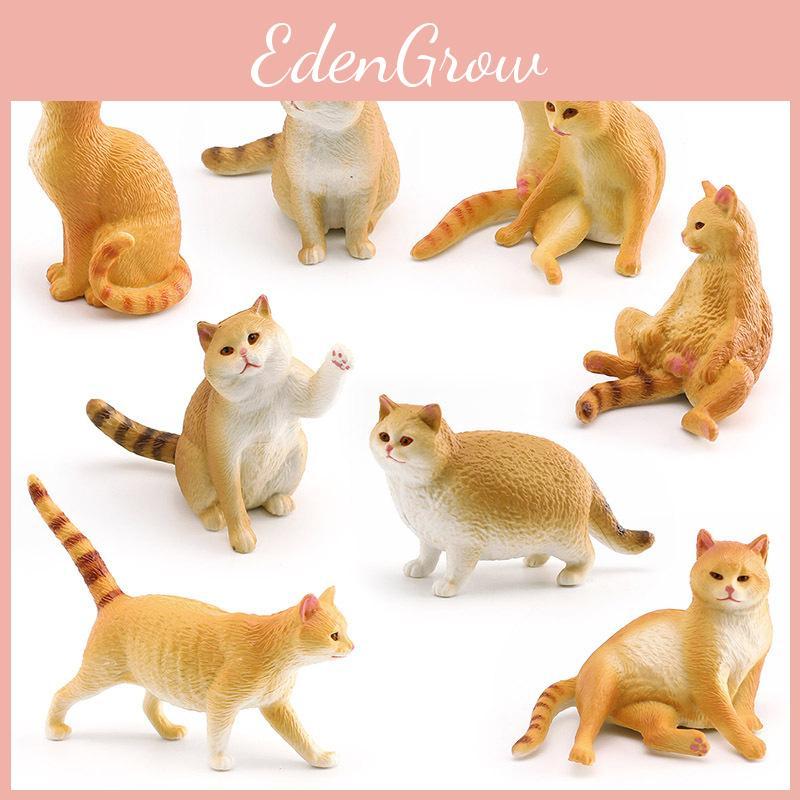 ПВХ Кошка Мультяшная Скульптура С Реалистичной Формой Для Домашней Выставки Подарок Детям