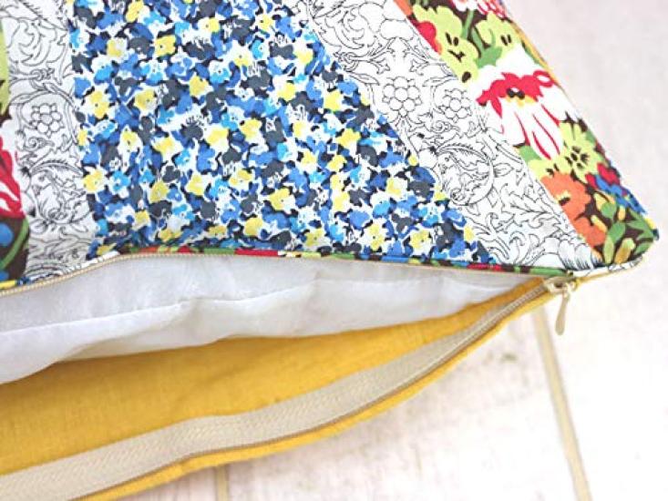 FLORET LONDON Подушка Union Yellow [LIBERTY PRINT] Наволочка, 45x45см, Джек,