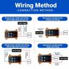 12V-24V Marine Rocker Switch 110V-220V High Current Connetor Inline Power Cord Switch