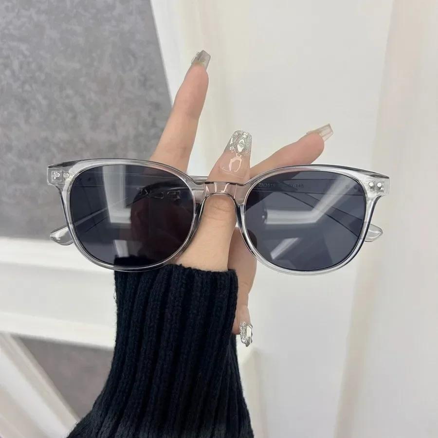 Vintage Square Sunglasses Women Men Retro Casual Fashion Black Clear Sun Glasses Female Eyewear