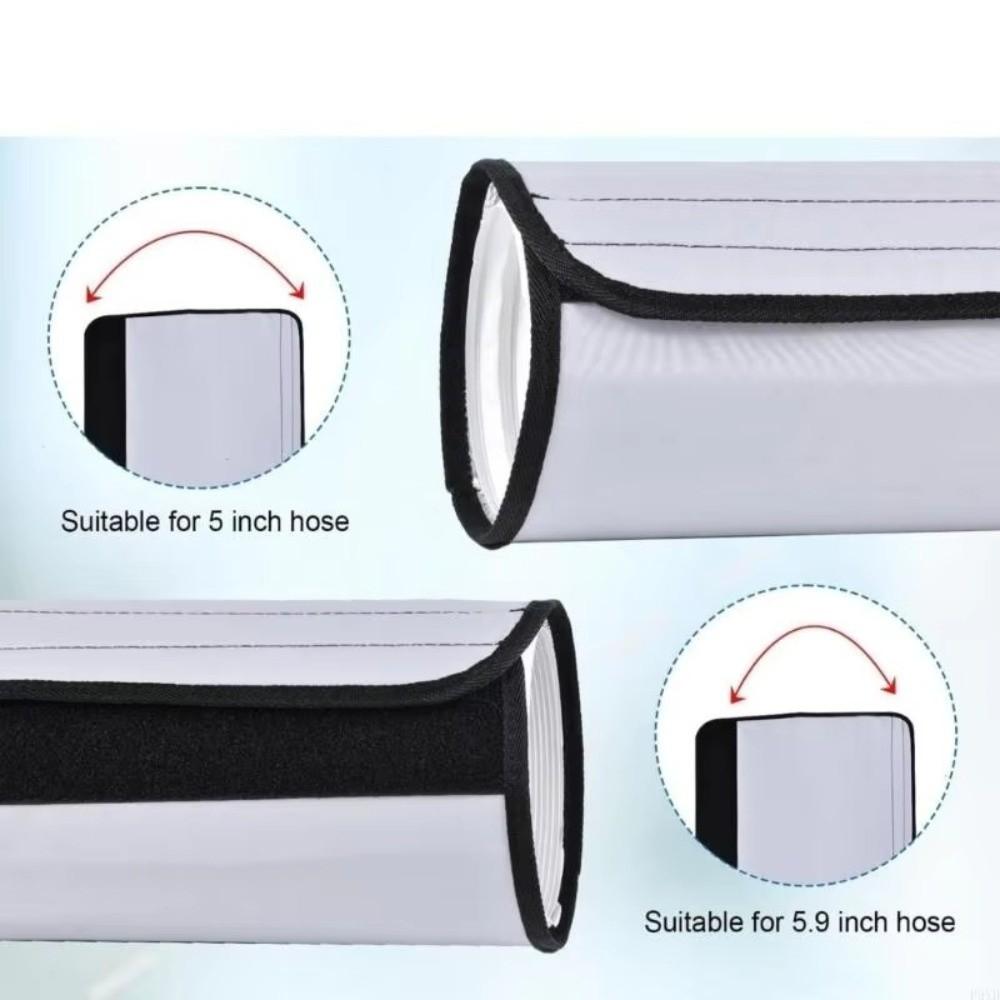 Adjustable Straps Air Conditioner Hose Cover Portable Exhaust Hose Cover Indoor Cooling