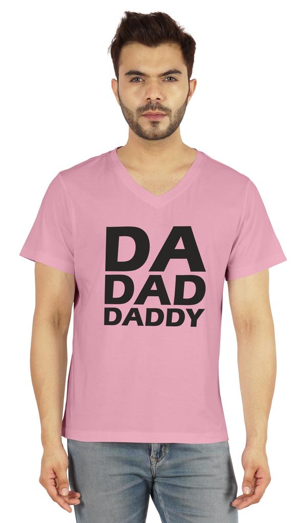 Inkmeso Mens Tshirt   Da Dad Daddy   Graphic Tshirt For Dad Gift Tee Shirt For First Time