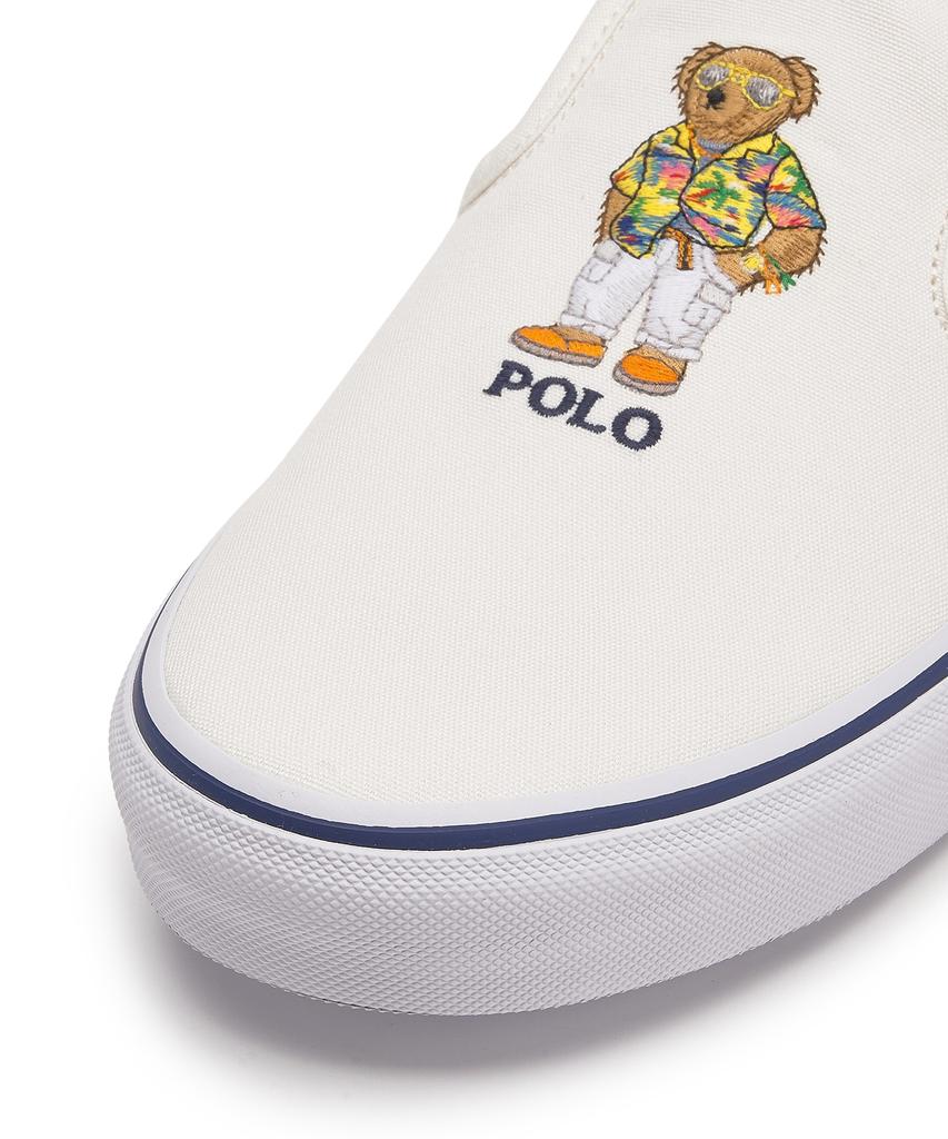 Кеды-слипоны Polo Ralph Lauren с изображением медвежонка Polo Bear - Натуральный