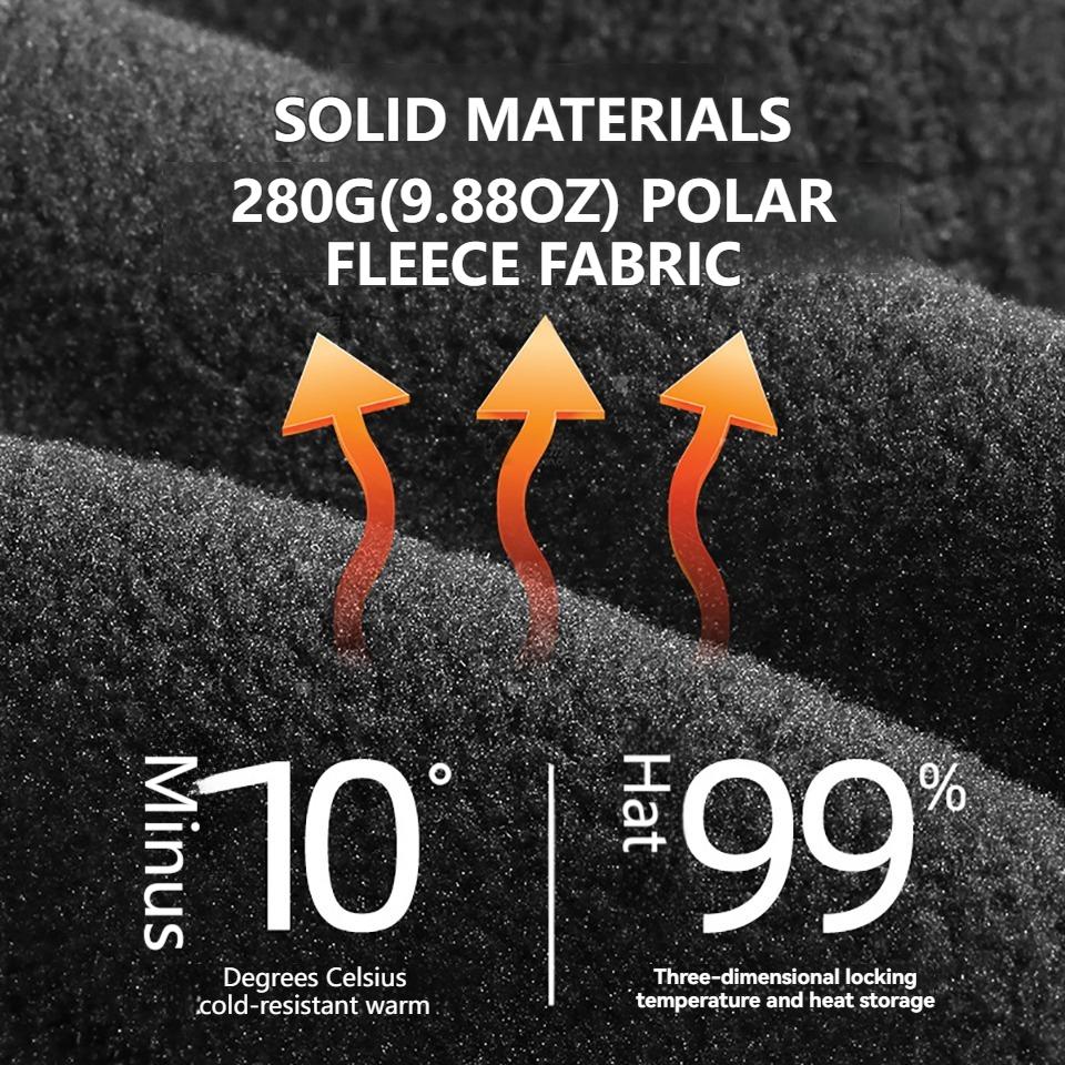 1Pcs Fleece Winter Cap Windproof Warm Ear Protection Unisex for Outdoor Sports Cycling Running Hiking Men Women