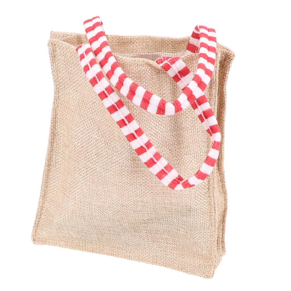 For Holiday Presents Christmas Burlap Tote Children's Tote Bag Christmas Holiday Season Latest Model Manual Measurement