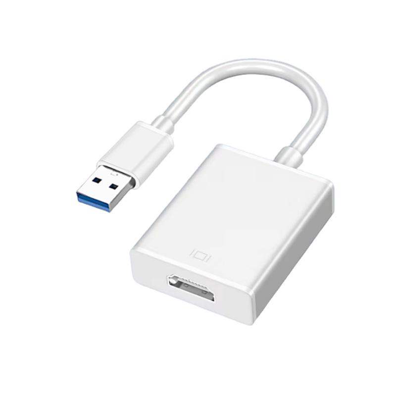 Адаптер USB-C на двойной HDMI с концентратором USB 3.0, поддерживает независимое отображение на трех экранах для графических карт M1/M2