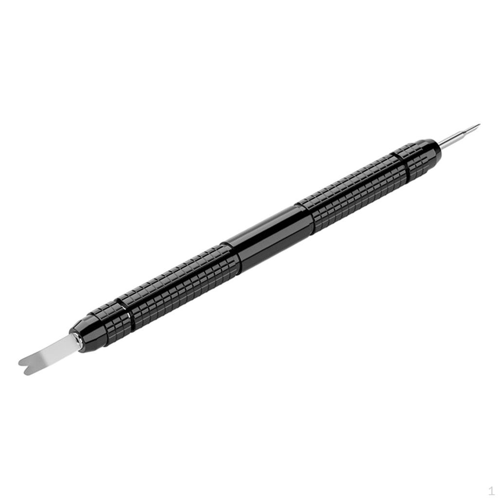 Инструмент для снятия штифта пружины часов с двойным наконечником для ремонта, черный