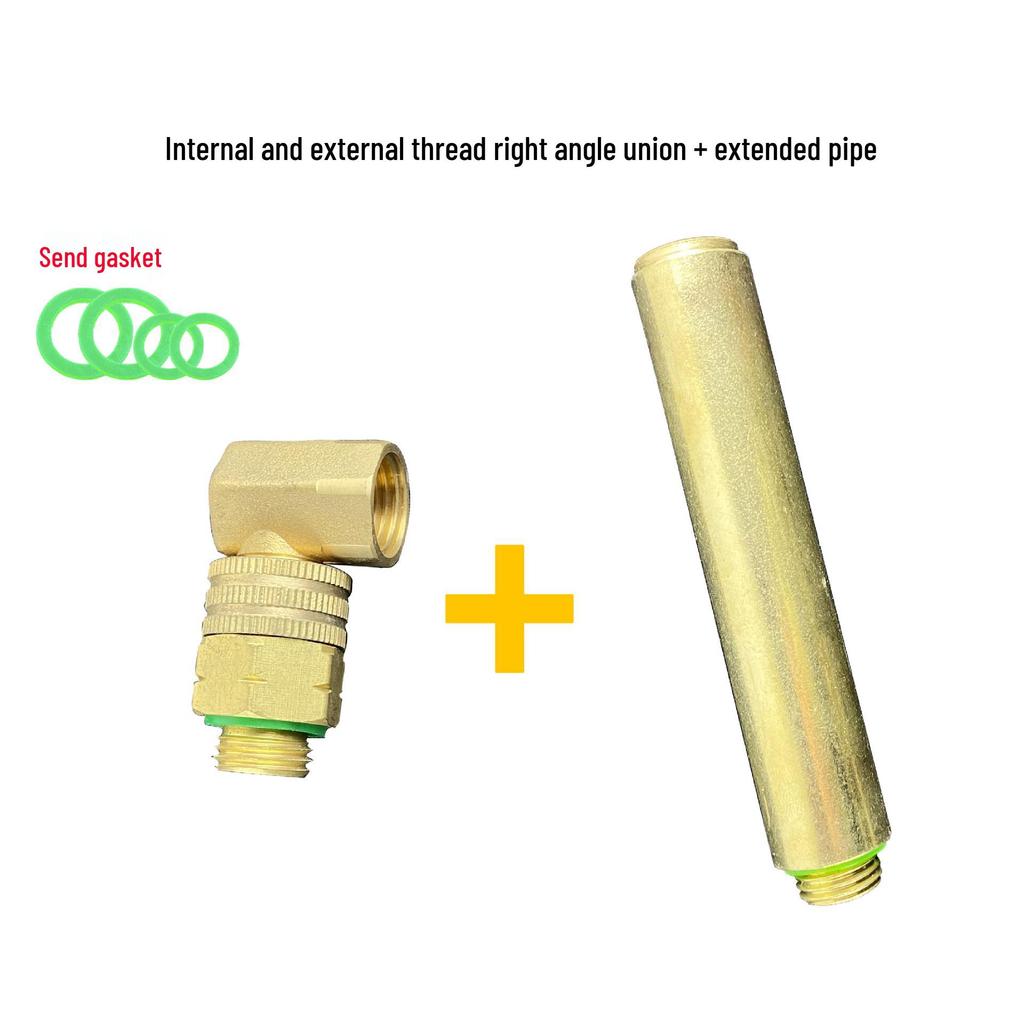 Универсальный поворотный угловой соединитель для катушки шланга: Анти-запутывание, Угловой распылитель 90°, Аксессуар.