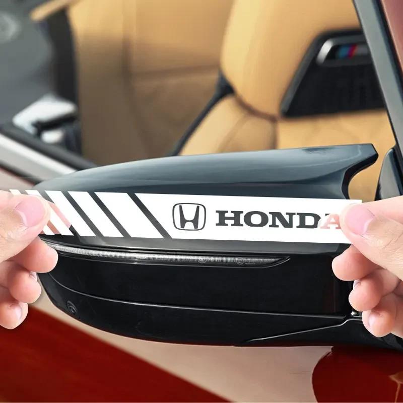 FIT Автомобиль Новый Автомобиль Honda Полоса ПВХ Гоночные Полосы Наклейки на Зеркало Заднего Вида Значок Для Honda Civic Varadero Xl1000 Xadv 750 Forza S