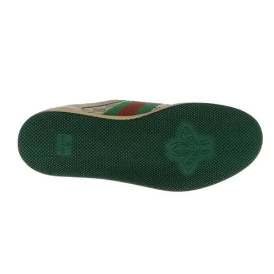 Gucci Кожа Screener GG Эмалированная Поношенная На шнуровке Низкие Модные Кеды Мужские