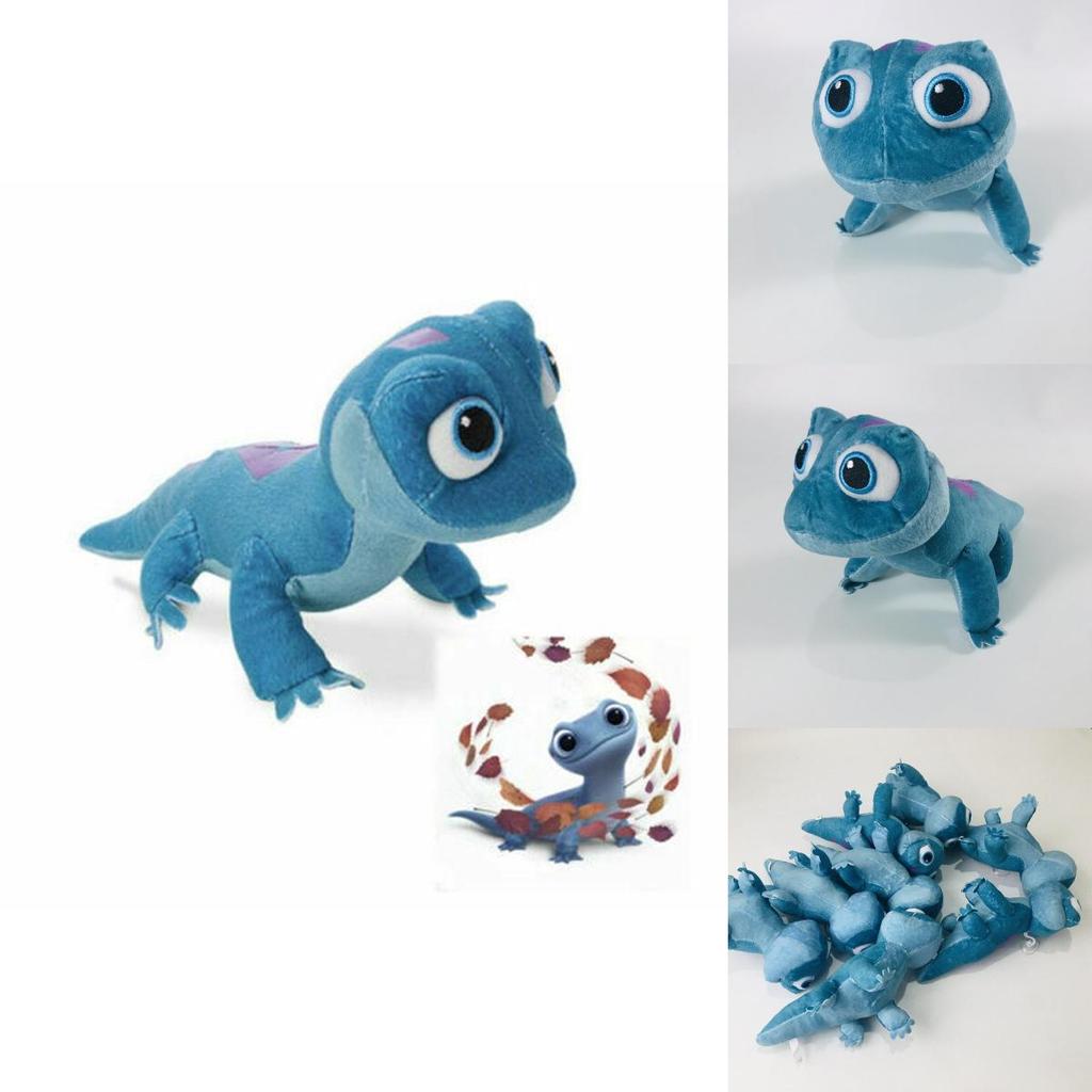 2 Fire Spirit Salamander Plush Doll Toy Soft Blue Lizard For Kids**