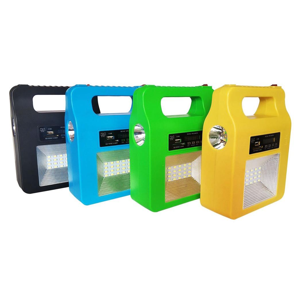 USB Зарядное устройство Домашняя система Панель солнечной энергии Комплект генератора FM bluetooth-динамик с 6В 3 светодиодными лампами Освещение Уличное освещение 5Вт