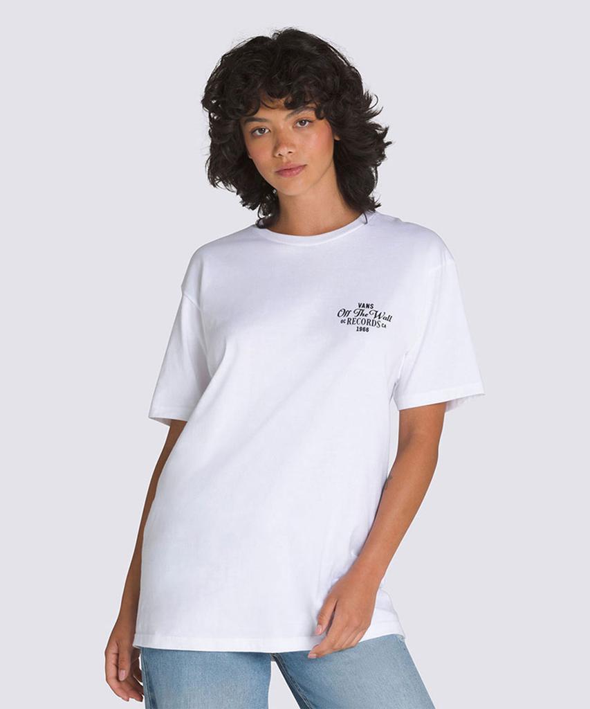 VANS Deep Cut Short Sleeve T-Shirt - White / Vn000M46Wht1