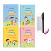 Handwriting Practice Book for Kids Magic Grooved Writing Copybook Reusable Writing Practice Workbook Kindergarten Pre-School Essentials for
