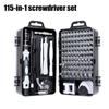 115 In One Hardware Tool Multifunctional Combination Clock Disassembly Precision Maintenance Screwdriver Set