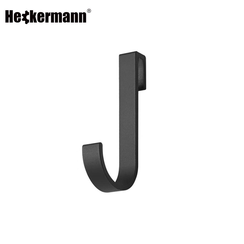 Heckermann Black Bathroom Shelf 30cm