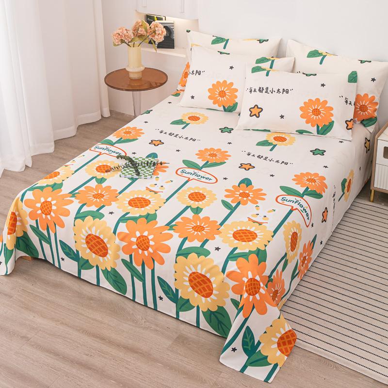 Простыни в цветочном стиле, мягкие, плоские простыни, домашнее постельное белье, односпальные/двуспальные/размера «queen-size», простыни sabanas para cama (Наволочка Нужен заказ)