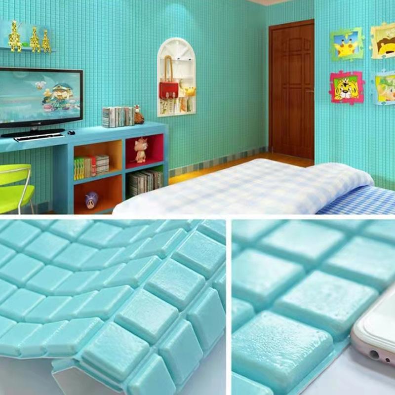 3D самоклеящаяся настенная наклейка мозаика гостиная кухня пена противоударная водонепроницаемая влагостойкая туалет обои
