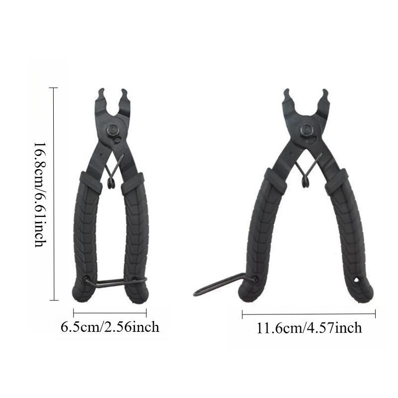 1 шт. Инструмент для ремонта велосипедной цепи, плоскогубцы для звеньев велосипедной цепи, зажим для быстрого снятия, многозвенные плоскогубцы для ремонта