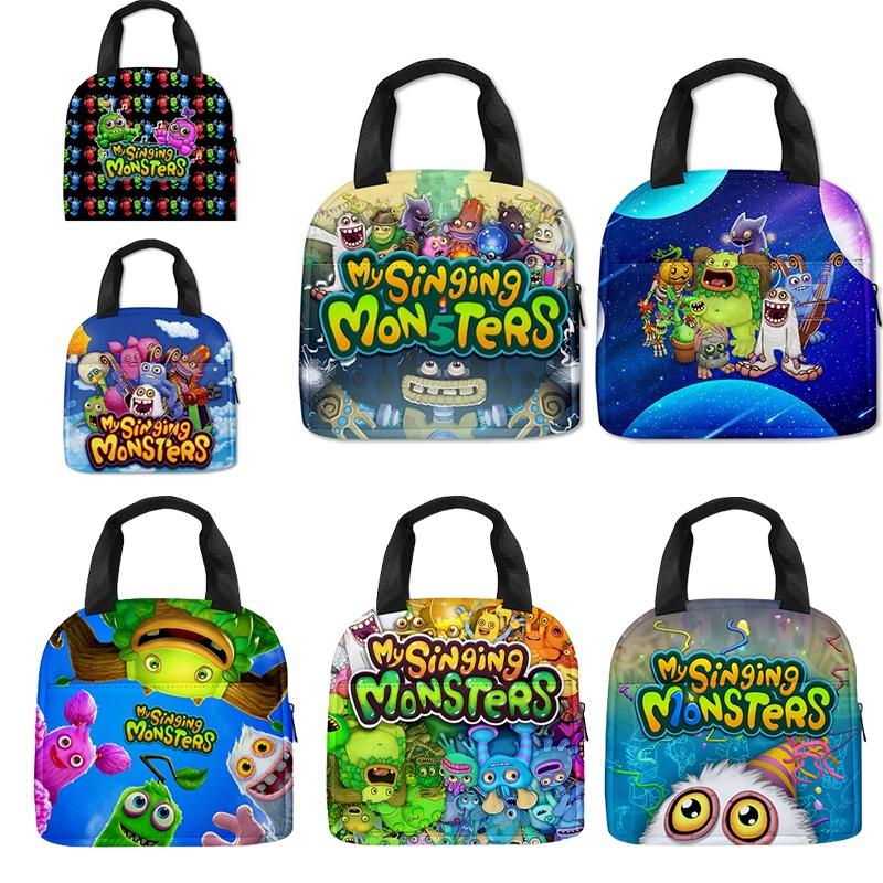 Cute My Singing Monsters Lunch Tote For Elementary School Children