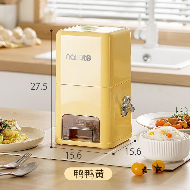 Мерное ведро для хранения риса для дома, герметичный, защищенный от насекомых, влагостойкий контейнер для зерна - многоцелевой органайзер