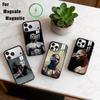 Чехол для телефона I-Israel Adesanya для iPhone 17, 16, 15, 14, 13, 12, 11 Plus, Pro, магнитный с Magsafe, беспроводная зарядка
