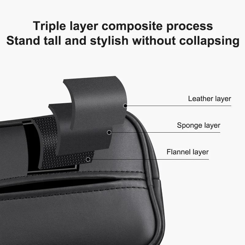 Автомобильная коробка для салфеток, креативная автомобильная коробка для салфеток, универсальная подвесная сумка для сиденья, высококачественная сумка для салфеток, коллекция принадлежностей для салона автомобиля