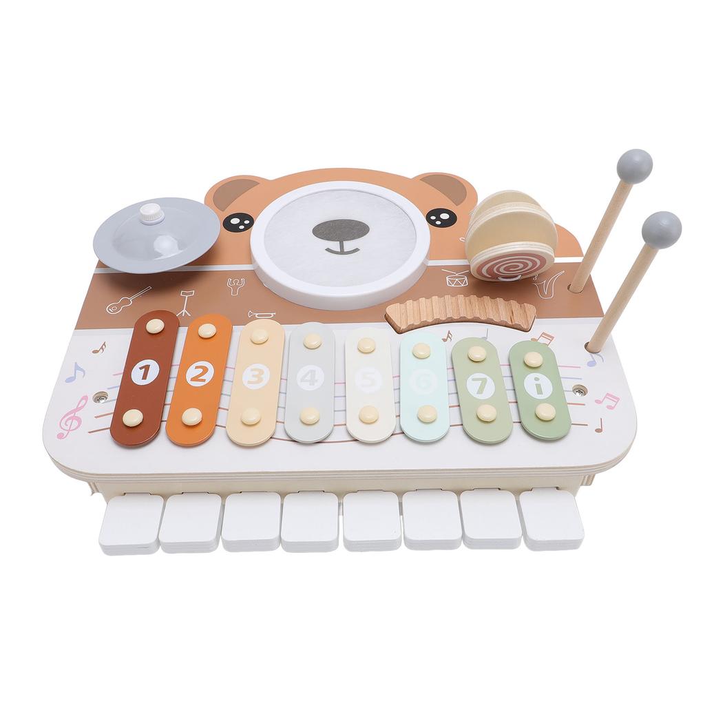Деревянная музыкальная ударная игрушка для развития координации рук и глаз, детский музыкальный инструмент с молоточками, кастаньеты