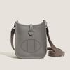 H Home Genuine Leather Evelyne Women's Mini Togo Leather Crossbody Tote Bag