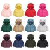 1-6 Years Kids Warm Hooded Coat Winter Zipper Jacket