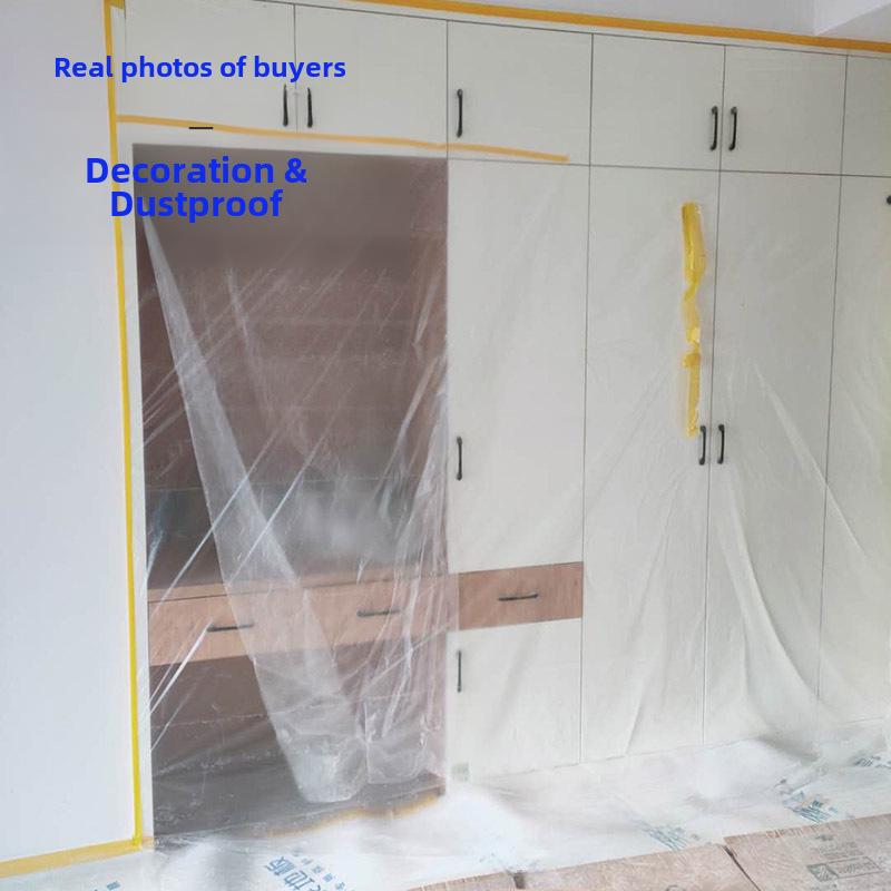 Одноразовая пылезащитная пленка: Пластиковый чехол для дивана и кровати для защиты мебели