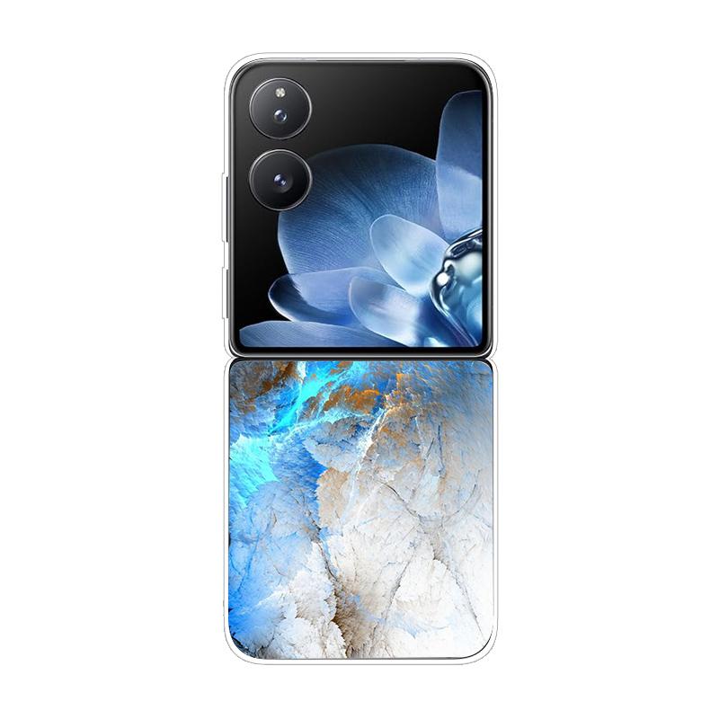 Твердая ПК-накладка для Xiaomi Mix Flip Противоударный чехол для телефона для Mi Mix Flip 5G Ультратонкая задняя прозрачная накладка MixFlip Чехол Coque Funda