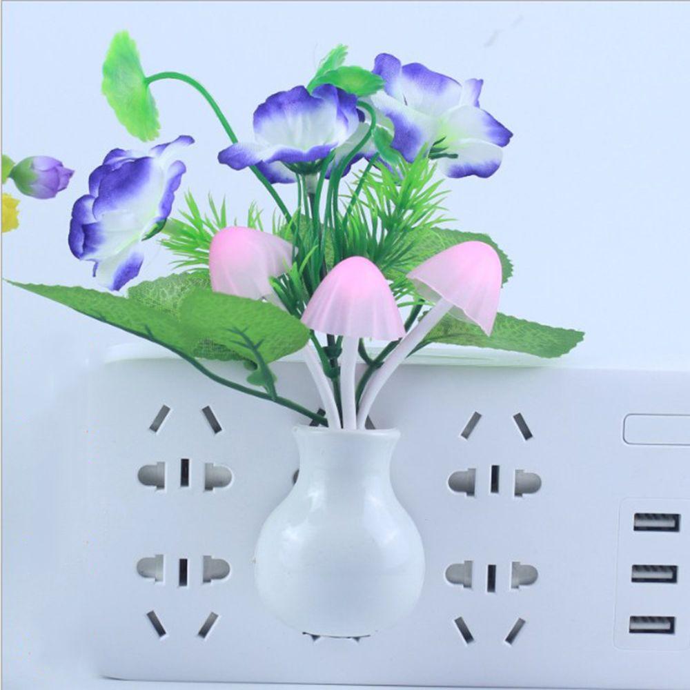 Bedroom Bed Lamp Home Decor Sensation LED Night Light Romantic Flowers Color Changing