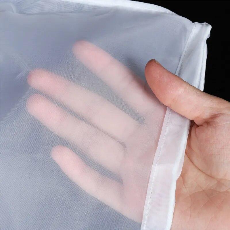 Фильтр-мешок для соевого молока и вина, мешок для орехового молока, чай, кофе, масло, фильтр для йогурта, сетка, кухонная еда, многоразовые нейлоновые фильтр-мешки, сетчатый фильтр