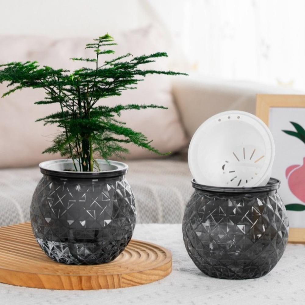 Съемный цветочный горшок Пластиковый Офисный Декор Бонсай Новый Горшок для гидропонных растений