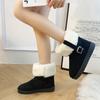 Cotton Shoes Women's Winter Boots 2024 New Snow Boots Women Plus Fleece Thickened Warm Short Boots Women Non-slip