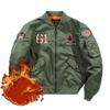 Men's Warm Pilot Jacket Thickened Winter Baseball Jacket