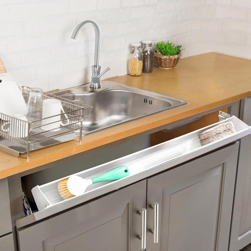 2pcs Kitchen Cabinet Tip-Out Trays Hinges Self-Closing 45 Degree Pivot Hinge for Sink Drawer Bathroom Organizers Shoe Cabinets