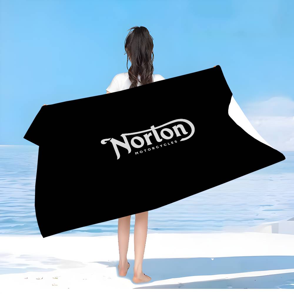 N-NORTONS Мотоциклетные Большие Микрофибровые Пляжные Полотенца Быстросохнущие Полотенца Песчаные Пляжные Полотенца Полотенце для Бассейна Для Путешествий Бассейн Йога