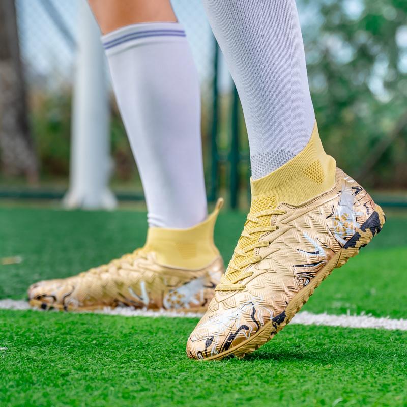 Новые мужские профессиональные унисекс футбольные бутсы FG Нескользящие Футбольные ботинки Открытый дропшиппинг Футзал Матч Тренировка Спортивные кроссовки