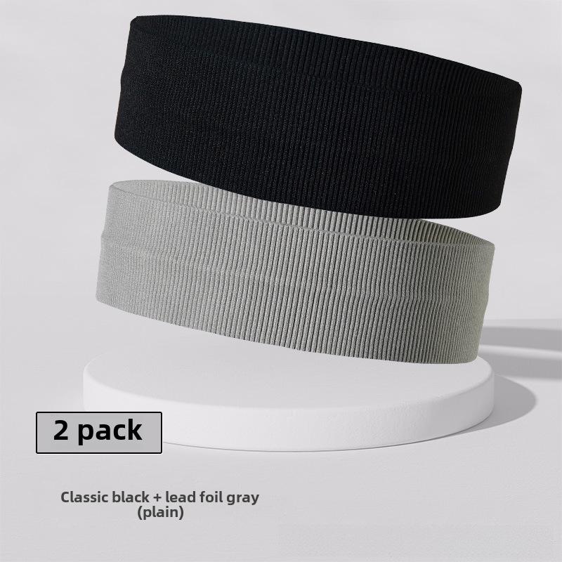 Унисекс-повязка на голову с вышивкой, впитывающая пот, для занятий спортом, бега, фитнеса и йоги