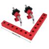 3 Pcs Fixed Positioning Clip Aluminum Zinc Zinc Alloy Corner Clamping Tools Metal Clamps  Hand Fixing Tool