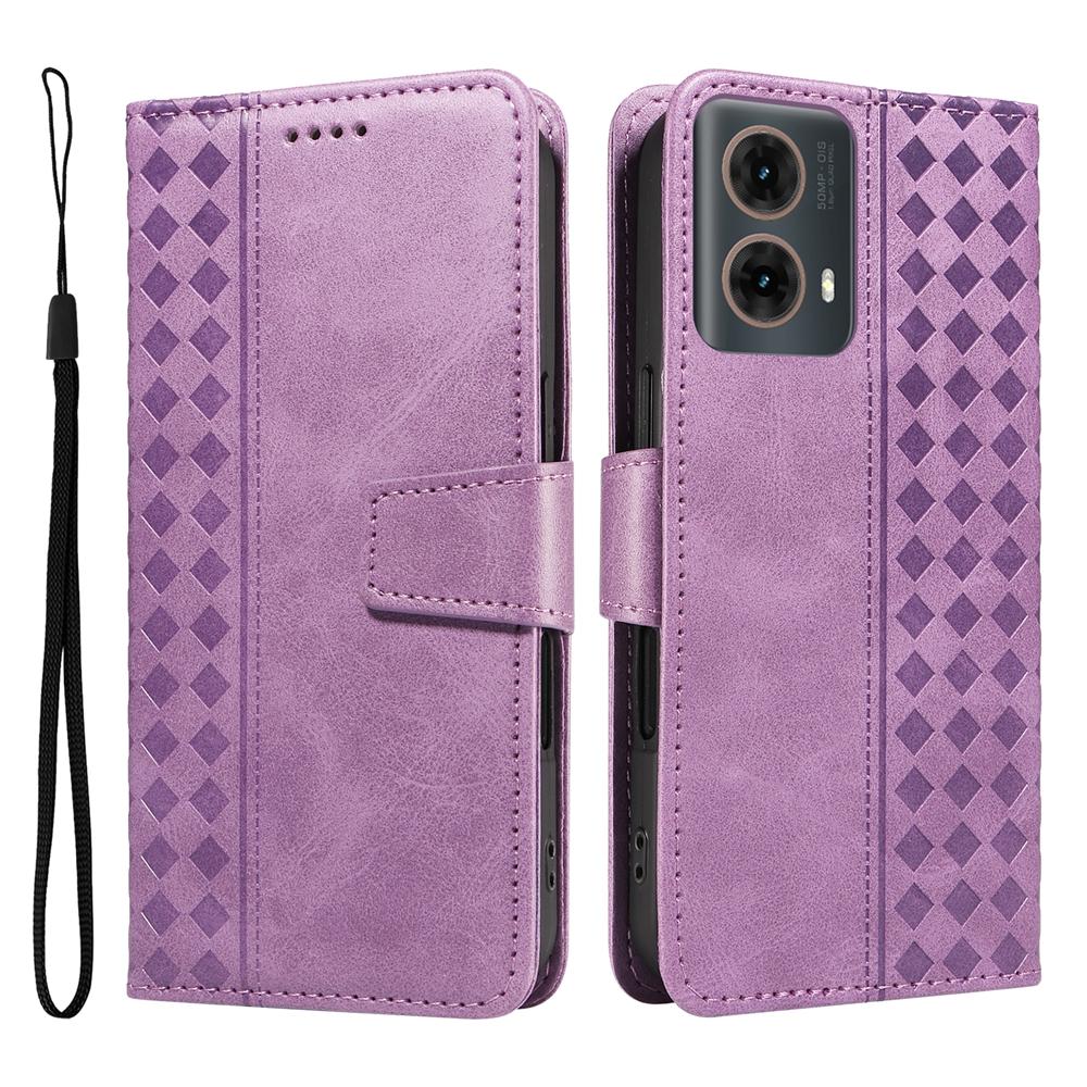 Магнитный кожаный кошелек-чехол для Motorola Moto G04 G04S G05 G13 G14 G15 G23 G32 G34 G35 G45 G55 G73 G75 G84 G85 5G с откидной крышкой
