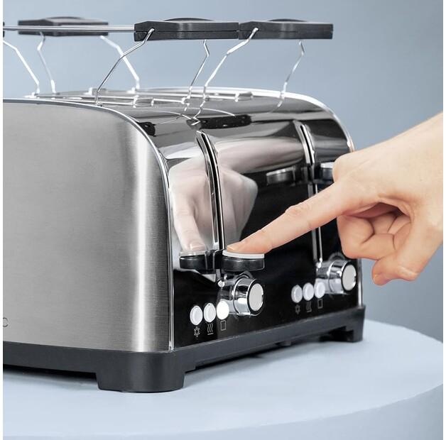 Toaster Cecotec 04828 Toastin' Time 1700 Double Stainless Steel