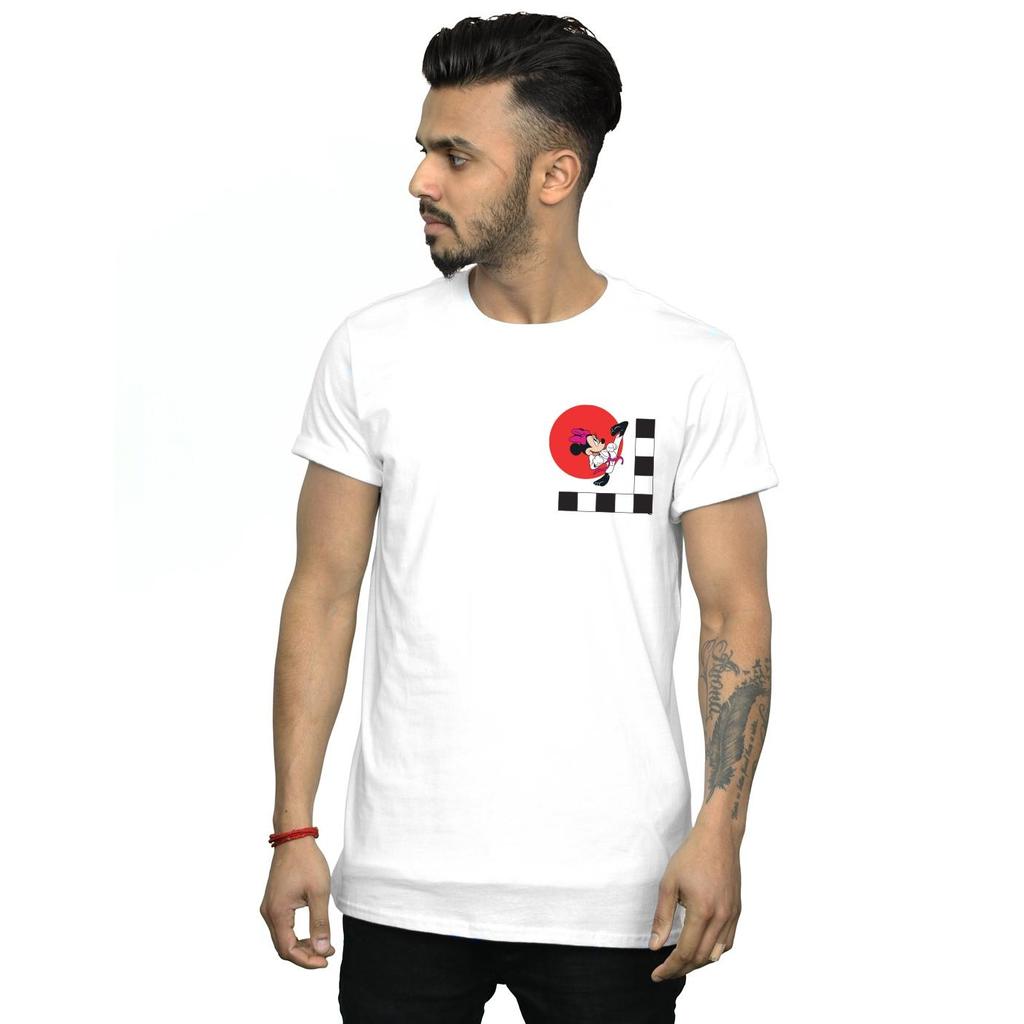 Disney Mens Minnie Mouse Karate Kick T-Shirt