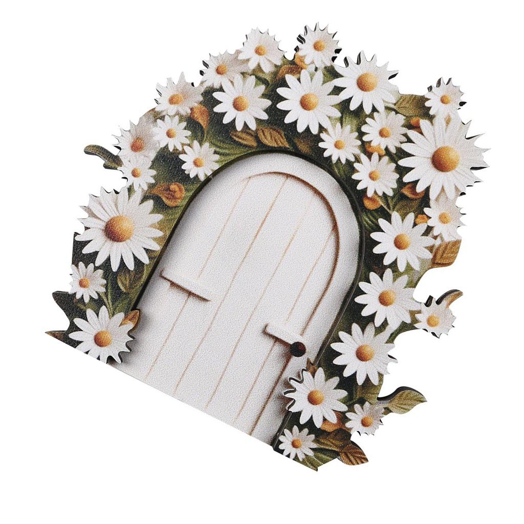 Миниатюрная дверь в виде сказочного дерева, дверь в виде хоббита, сказочные садовые двери для уличных деревьев, декор миниатюрной двери в виде дерева, садовые украшения