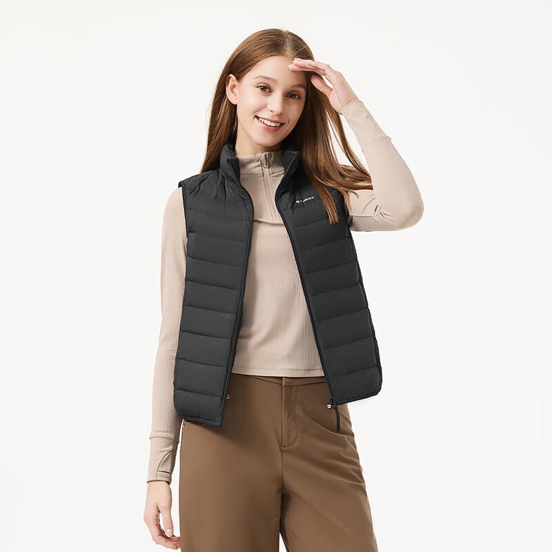 Tanboer Women's Lightweight Stand-Up Collar Down Vest