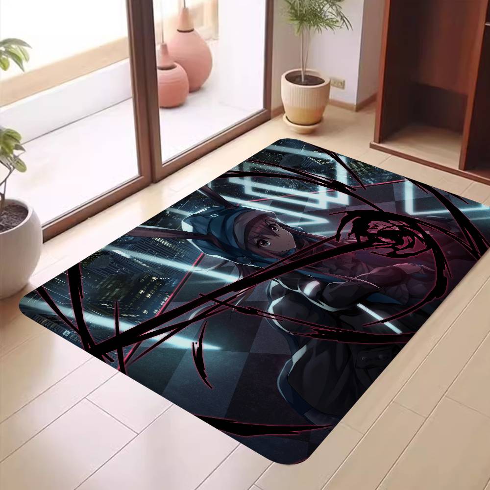 Video Game A-Arknights Room Mats Cheaper Anti-slip Modern Living Room Balcony Printed Household Carpets