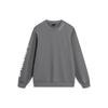 Li Ning Sports Lifestyle Series Letter Print Casual Pullover Sweatshirt Unisex sweatshirt Smoke-Gray AWDTB37-4