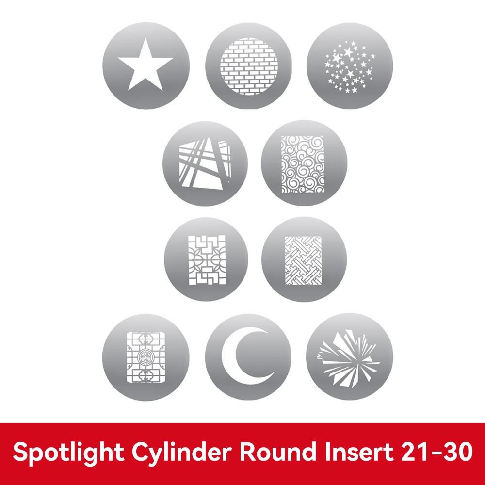 10 шт. графических карт SOONPHO OT1 для оптического конденсатора снот для проекции фона, графическая DIY шторка для фото для светодиодных вспышек Godox